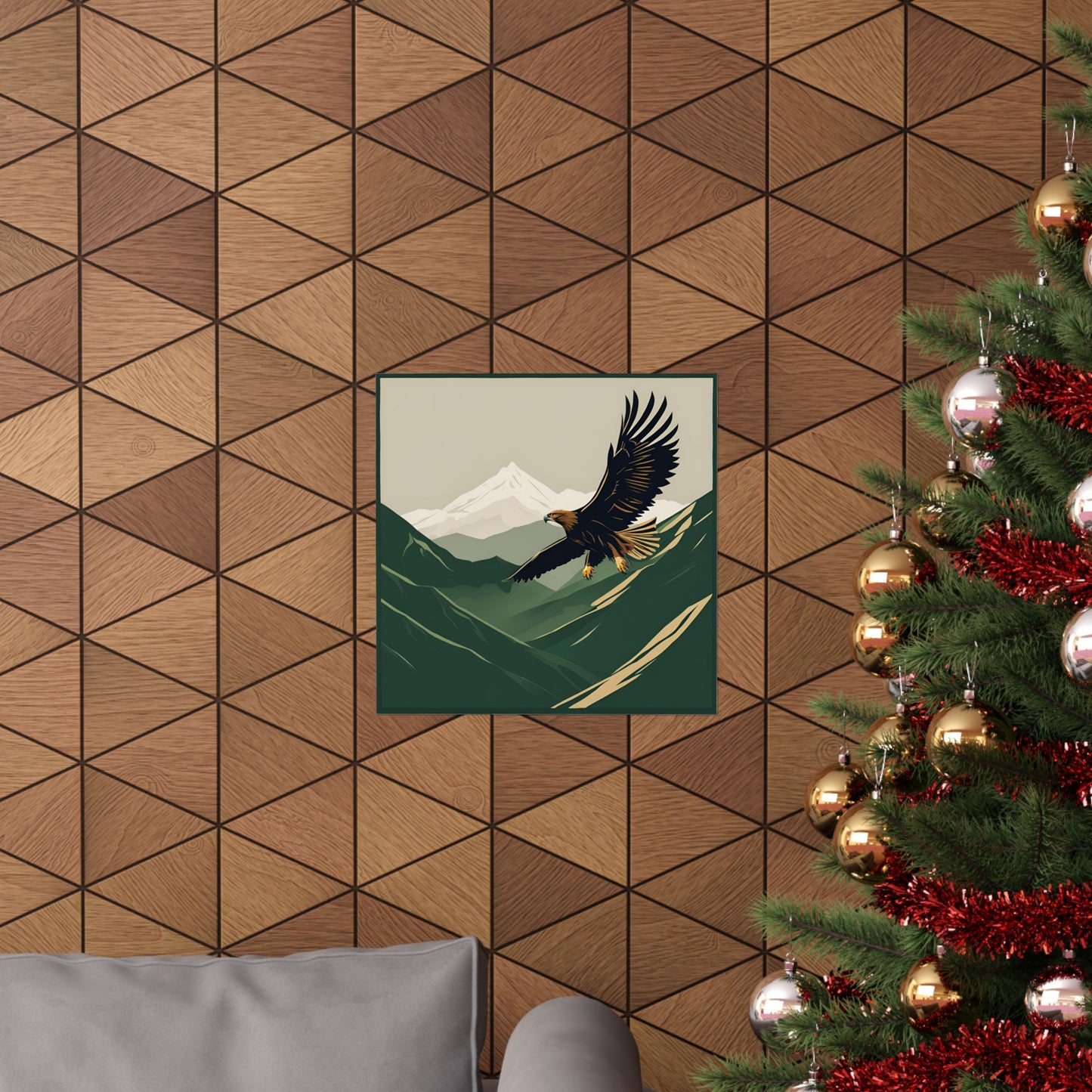 Lone Collection Eagle 2 Matte Square Posters