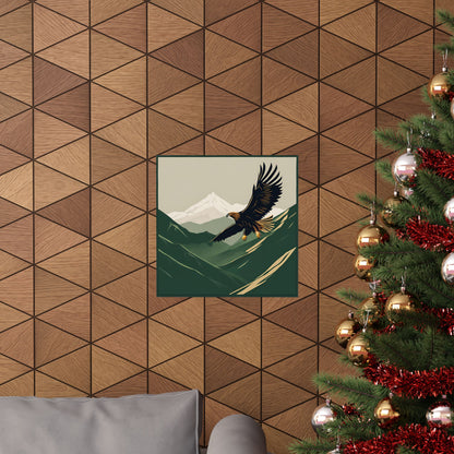 Lone Collection Eagle 2 Matte Square Posters