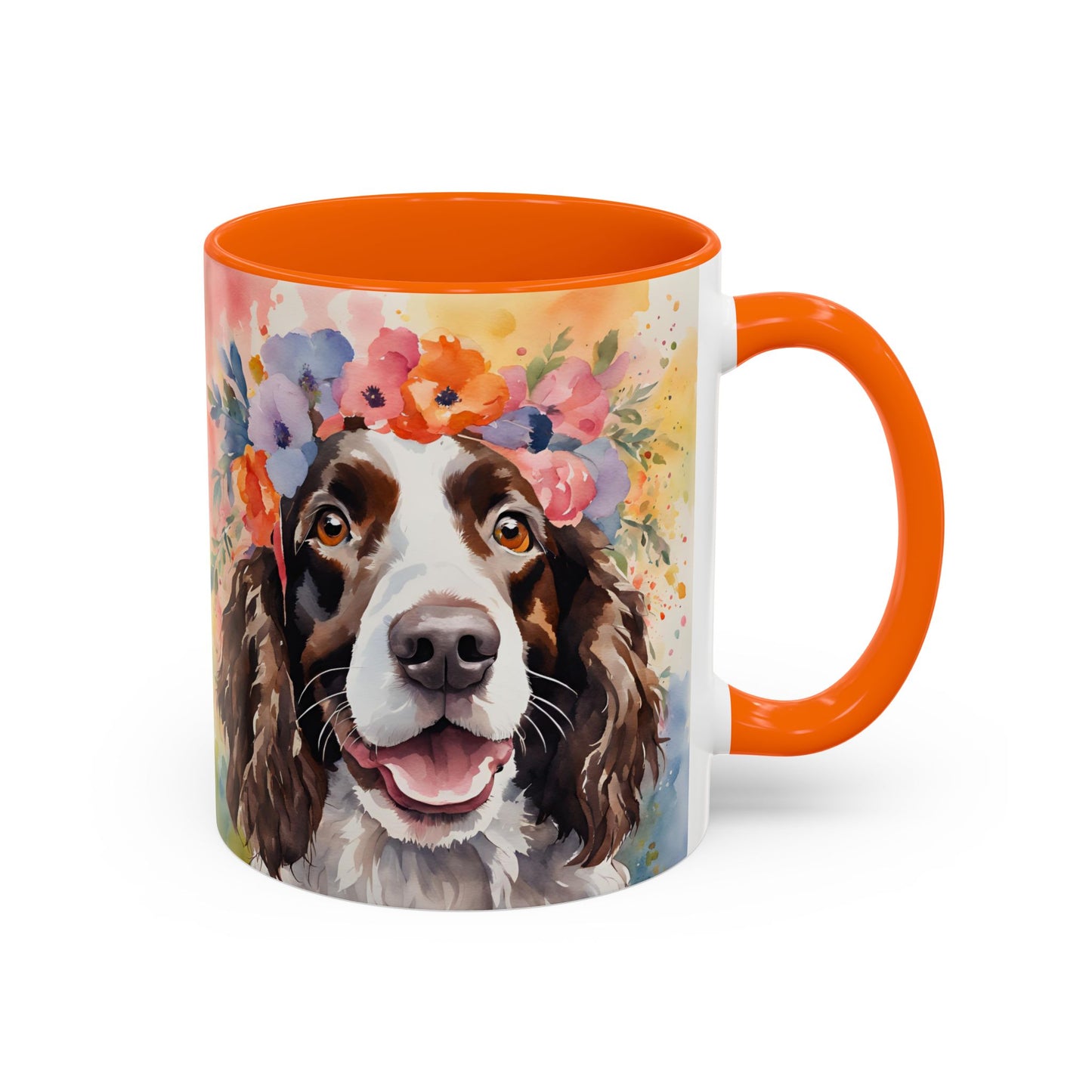 Springer Spaniel 03 Accent Coffee Mug - Dog Lover Gift