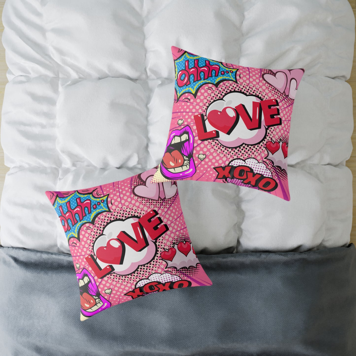 Ohhh! Pop Art Poly Pillow