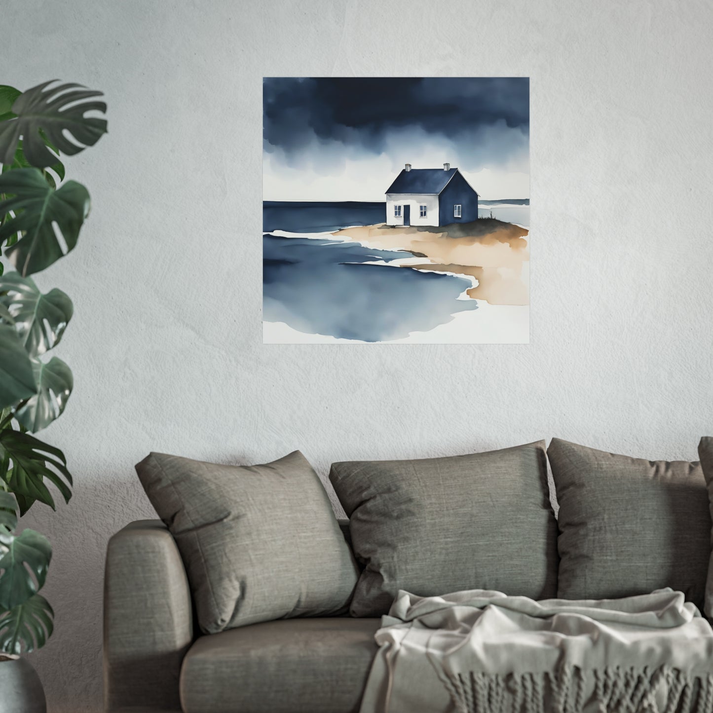 Blue Collection 8 Matte Print