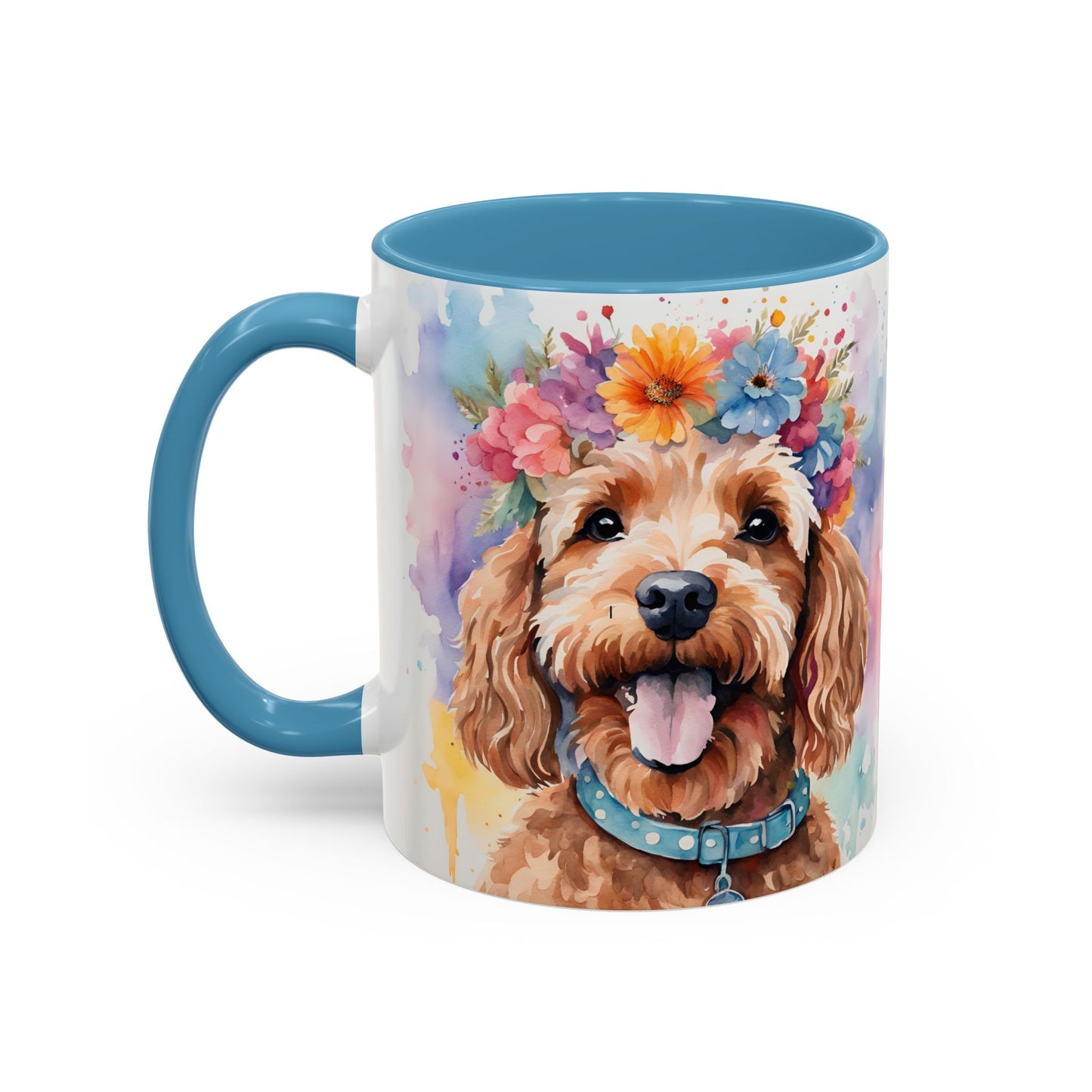 Cockapoo 02 Accent Coffee Mug - Dog Lover Gift
