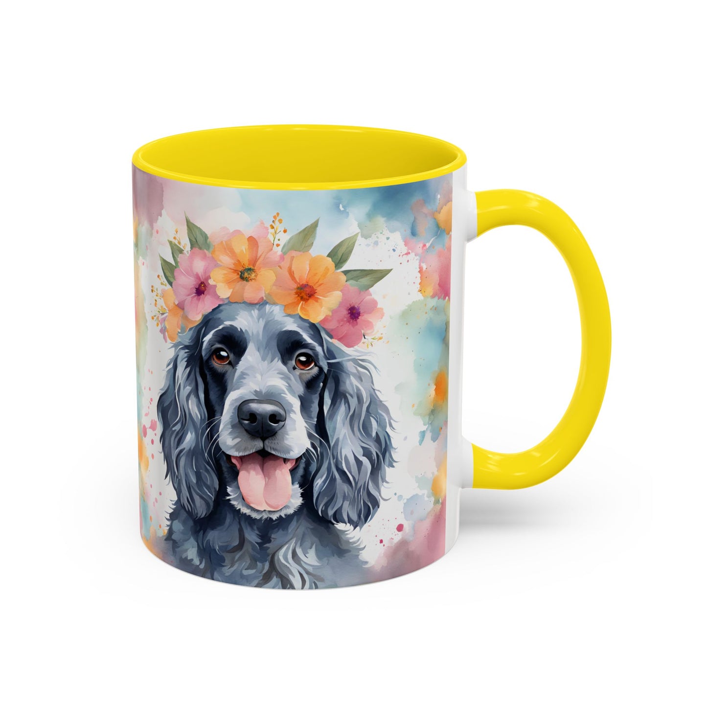 Blue Roan Cocker Spaniel 03 Accent Coffee Mug - Dog Lover Gift