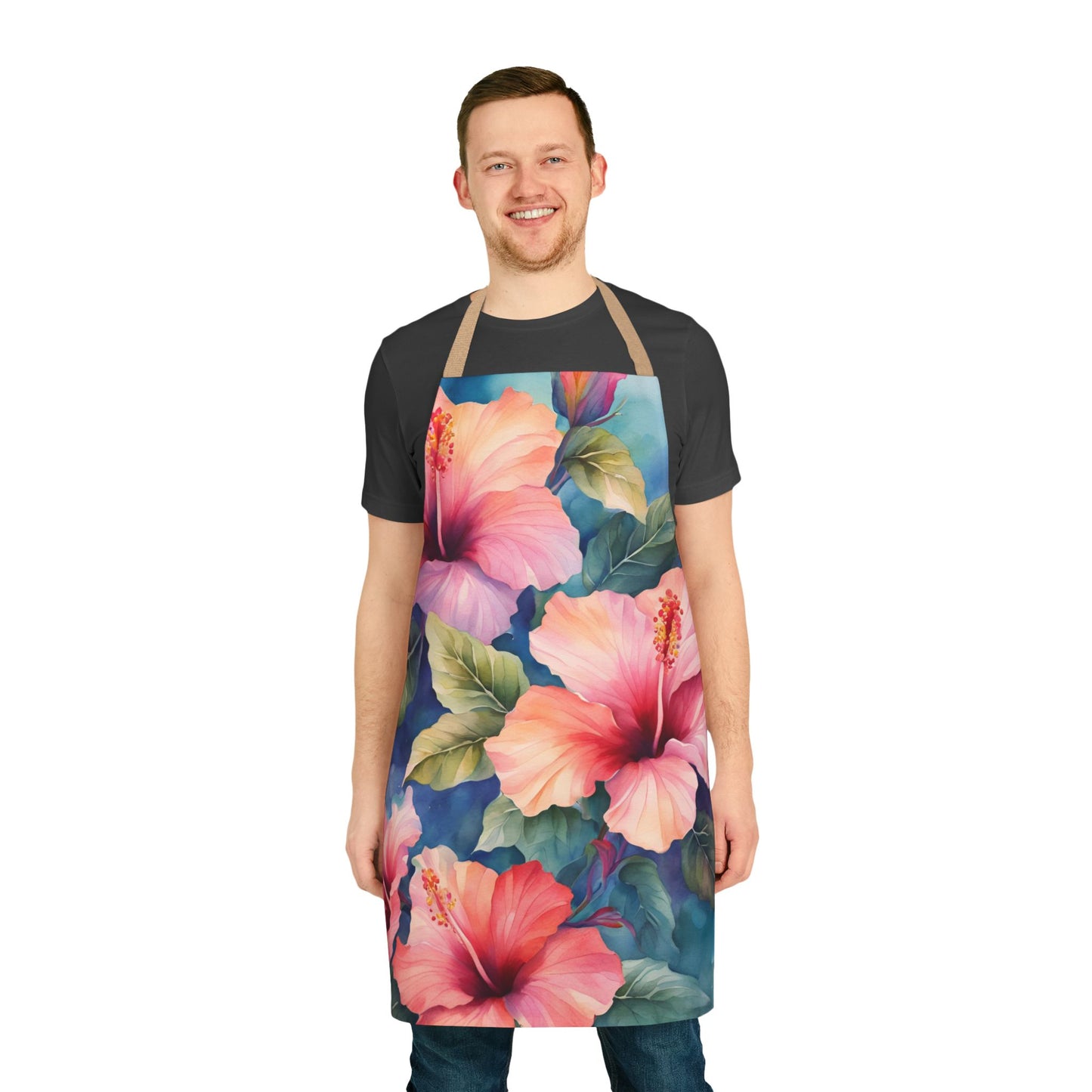 Hibiscus 02 Apron 5-Color Straps