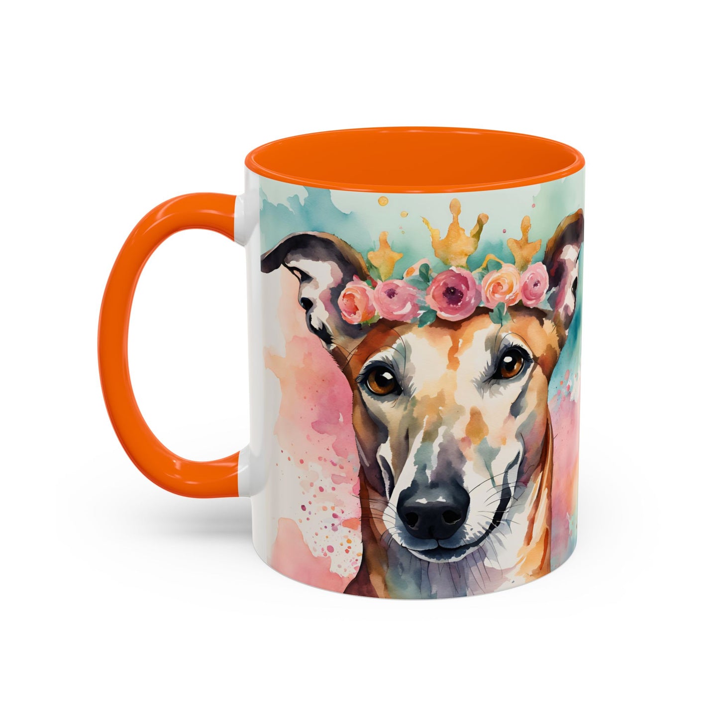 Greyhound 04 Accent Coffee Mug - Dog Lover Gift