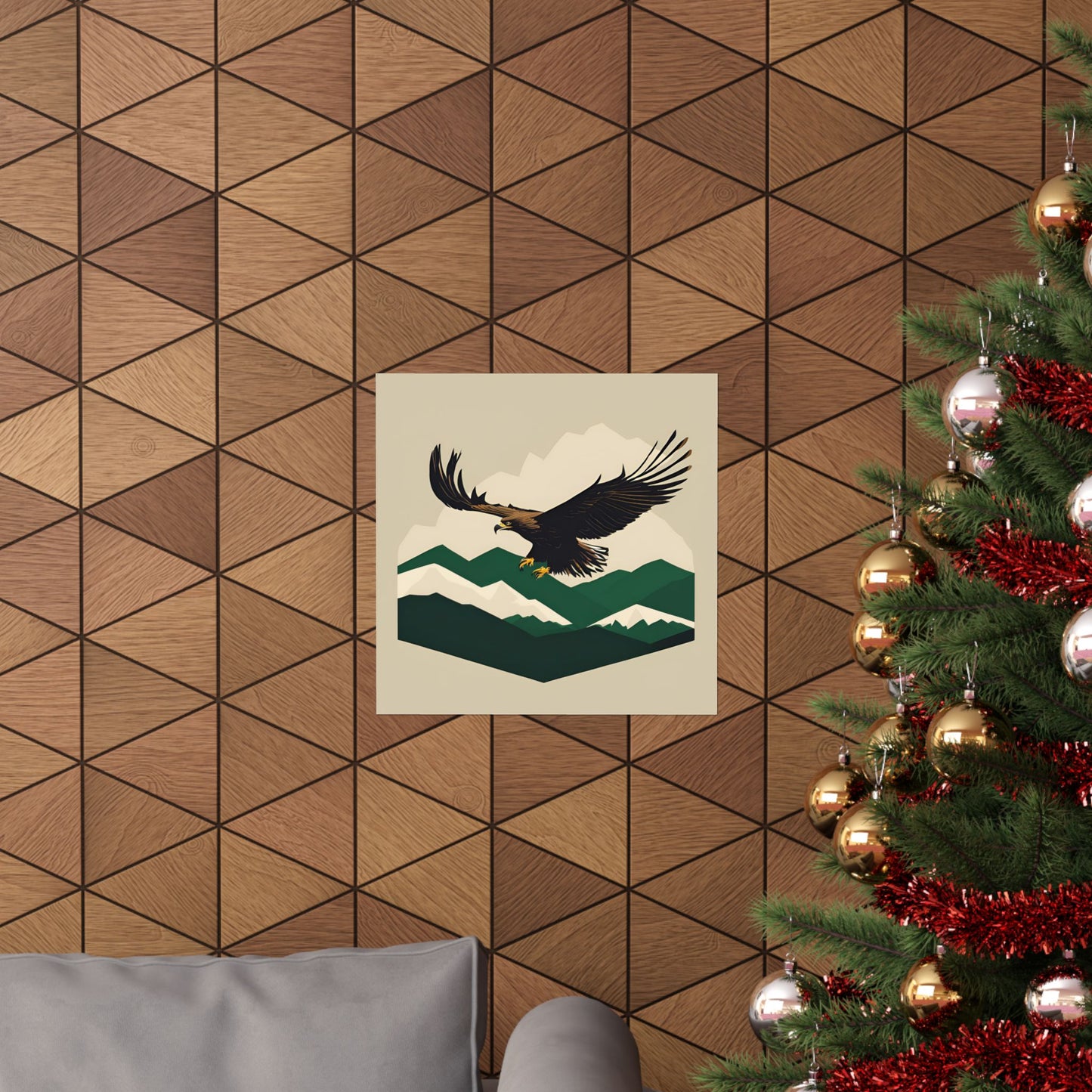 Lone Collection Eagle 7 Matte Square Posters