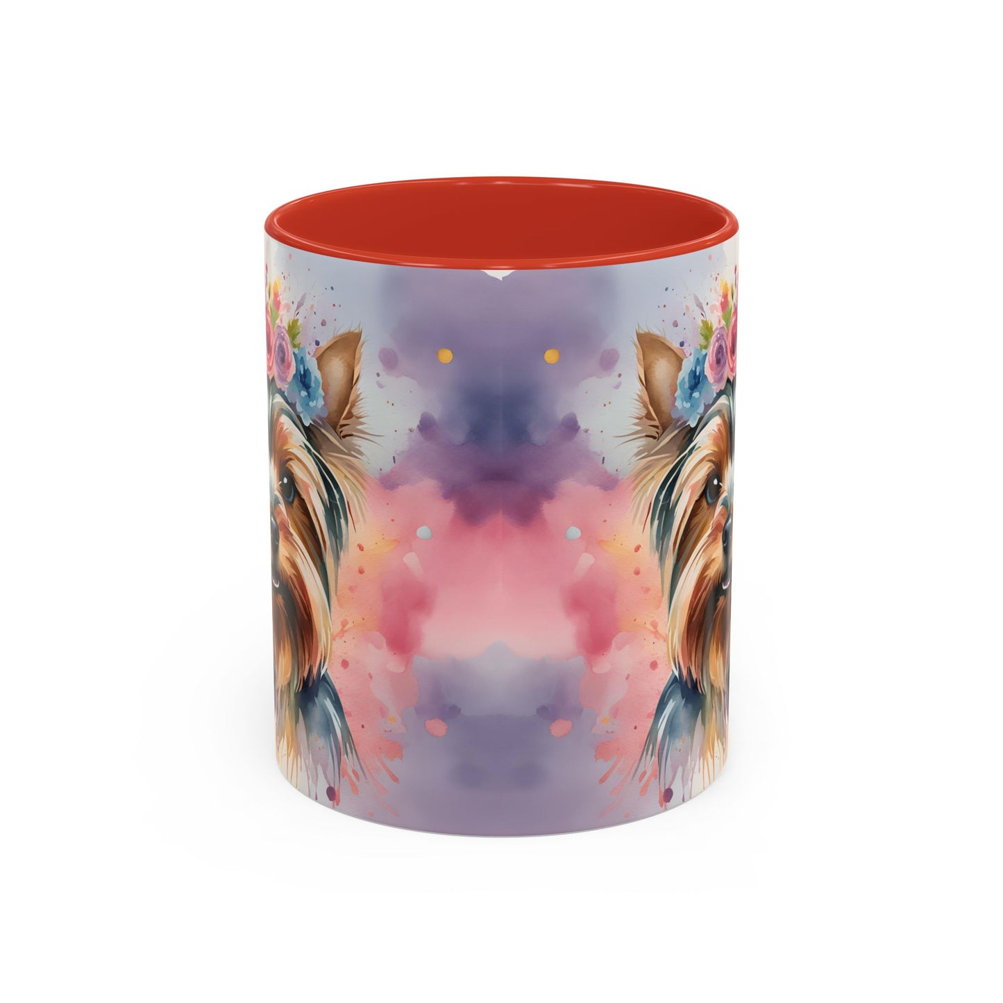 Yorkshire Terrier 01 Accent Coffee Mug - Dog Lover Gift