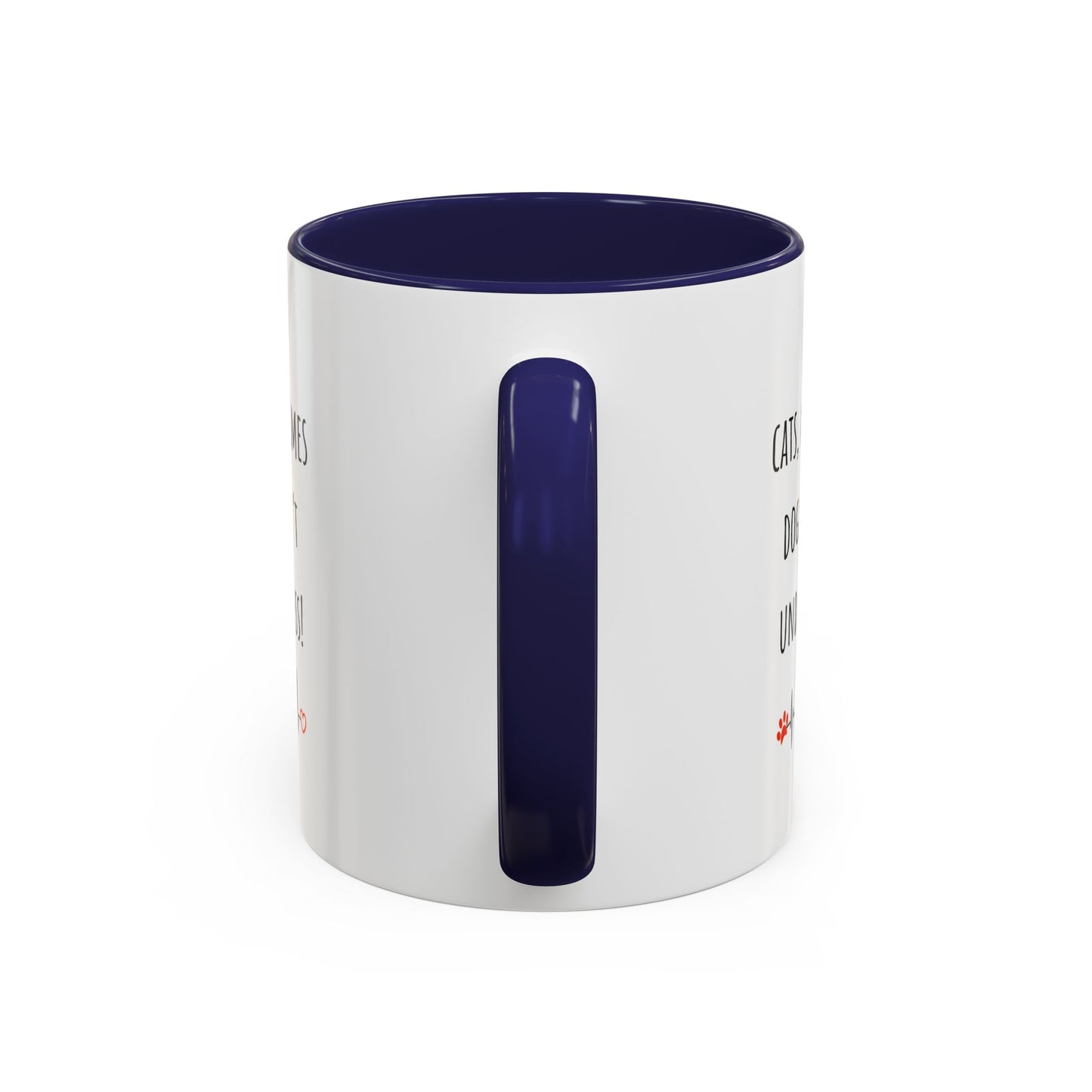 Cats V Dogs 02 Accent Coffee Mug (11oz)