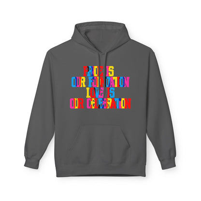 Pride Is Our Foundation Love Is Our Celebration Unisex Valentines Hoodie