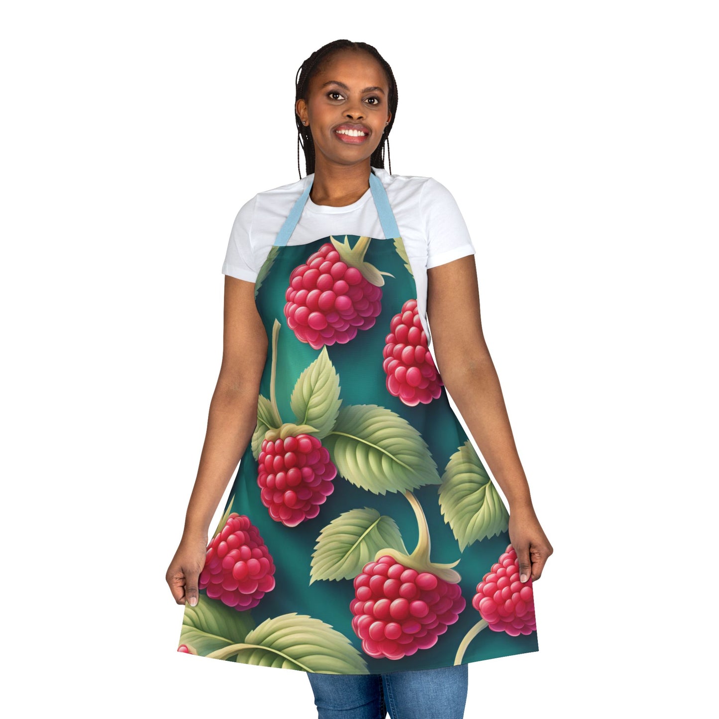 Raspberry 1 Apron, 5 Color Straps (AOP)