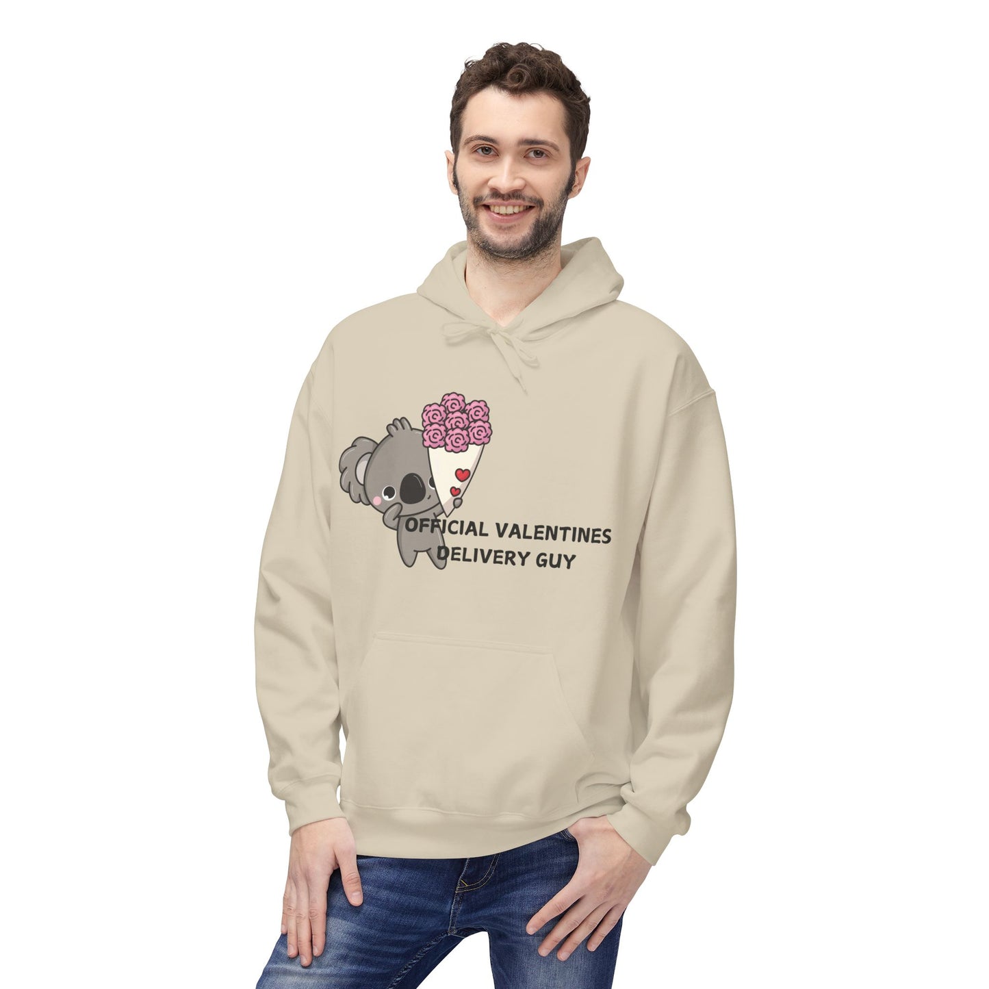 Official Valentines Delivery Guy Mens Valentines Hoodie