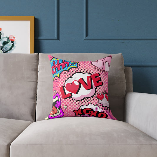 Ohhh! Pop Art Poly Pillow