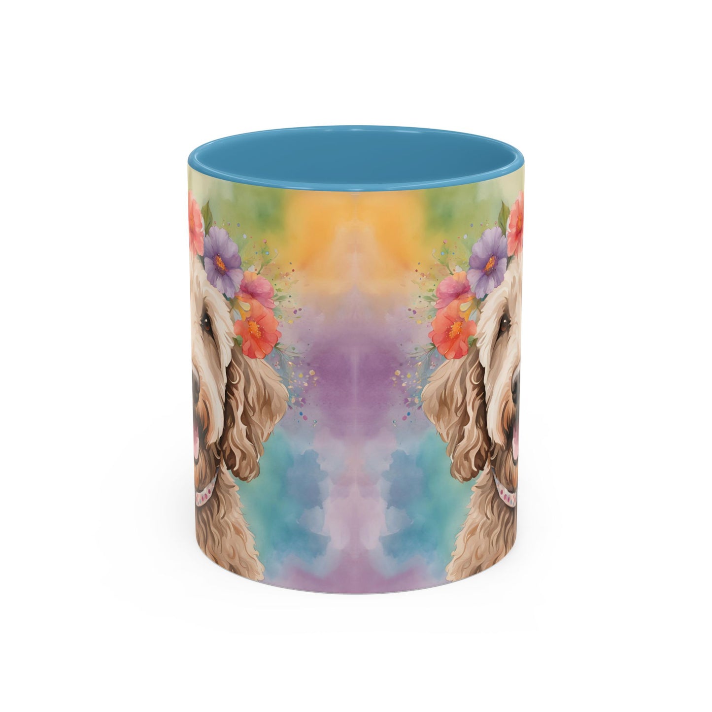 Labradoodle 01 Accent Coffee Mug - Dog Lover Gift