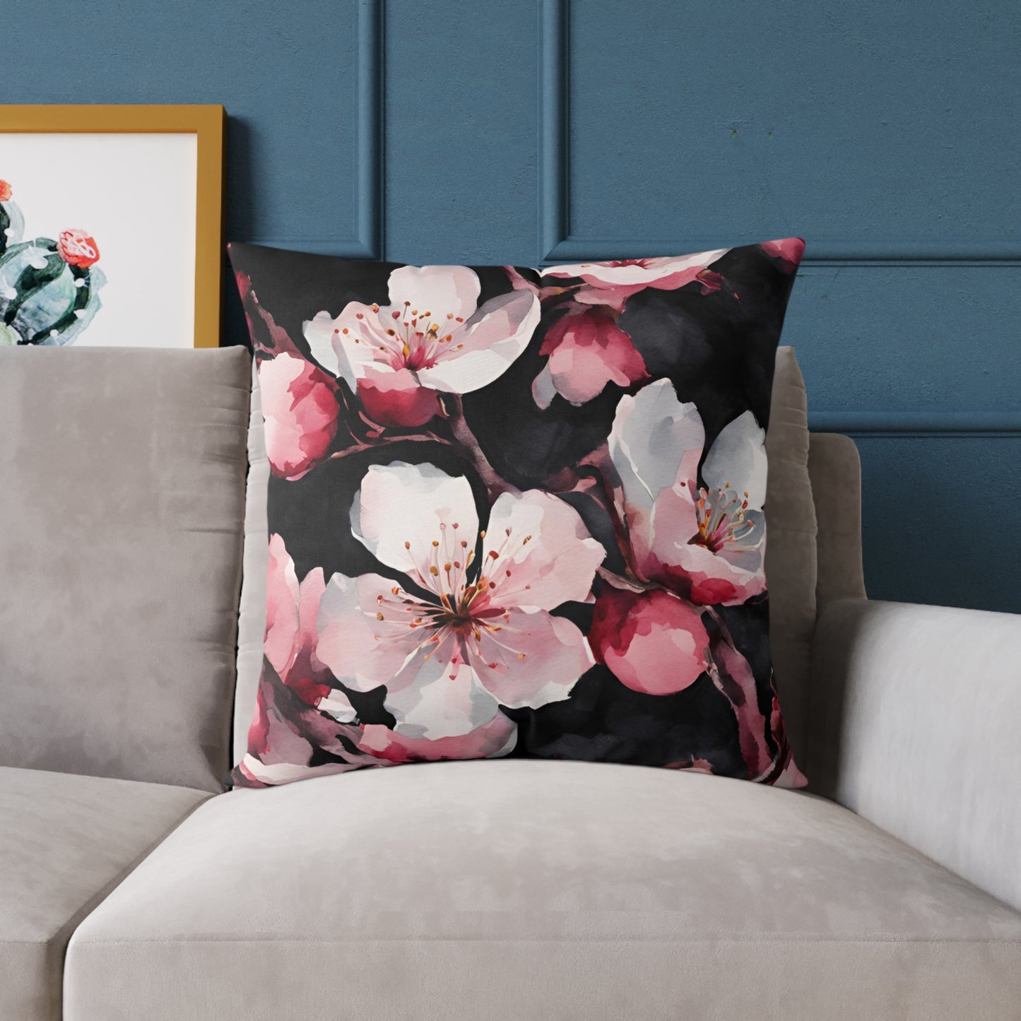 Cherry Blossom 01 Poly Pillow - Natures Beauty Design