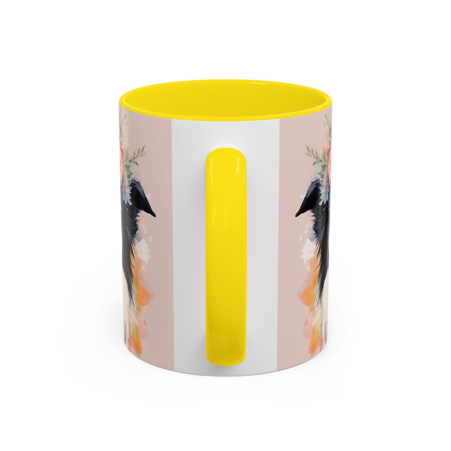 Border Collie 02 Accent Coffee Mug - Dog Lover Gift