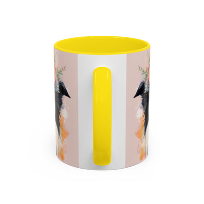 Border Collie 02 Accent Coffee Mug - Dog Lover Gift