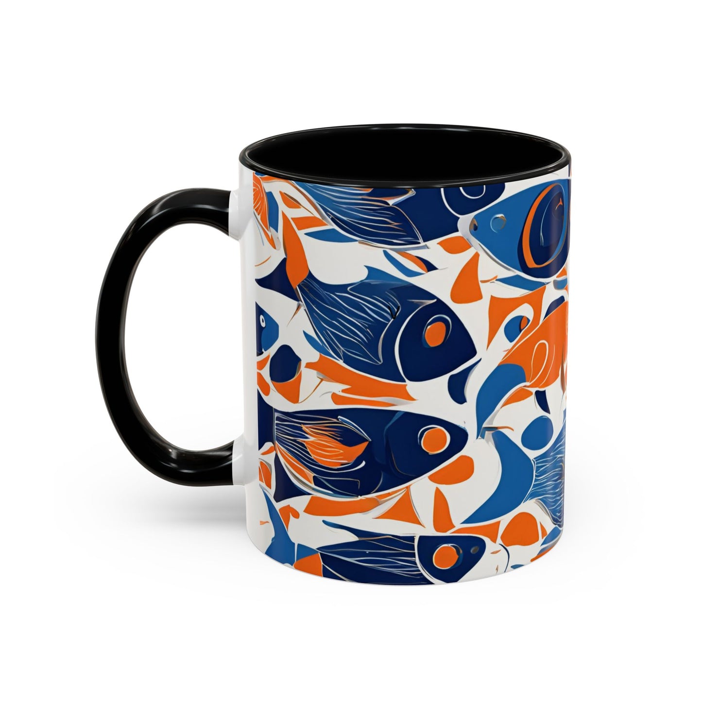 Orange Fish 06 Accent Coffee Mug (11oz)