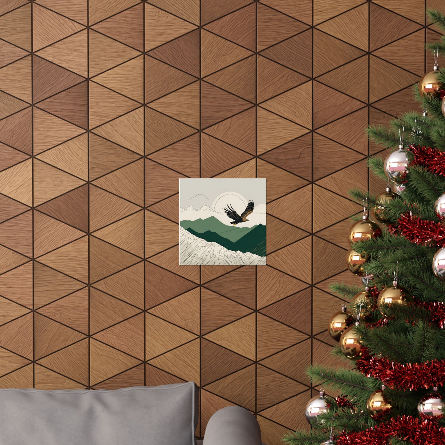 Lone Collection Eagle 4 Matte Square Posters
