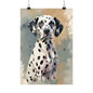 Dogs Dalmatian 04 Matte Vertical Poster