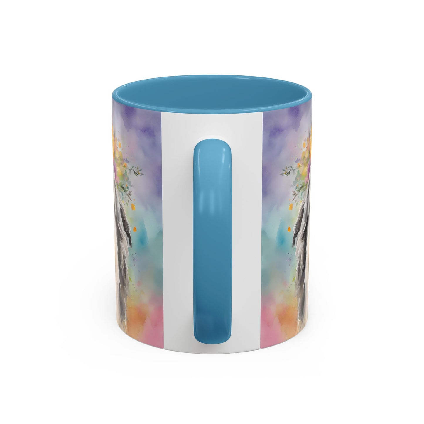 Bearded Collie 03 Accent Coffee Mug - Dog Lover Gift