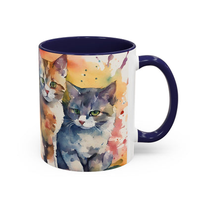 Kitties 1 Accent Coffee Mug, 11oz