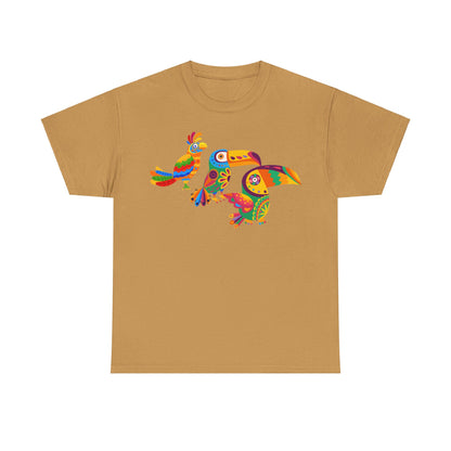 Jazzy birds 09 Unisex Heavy Cotton Tee