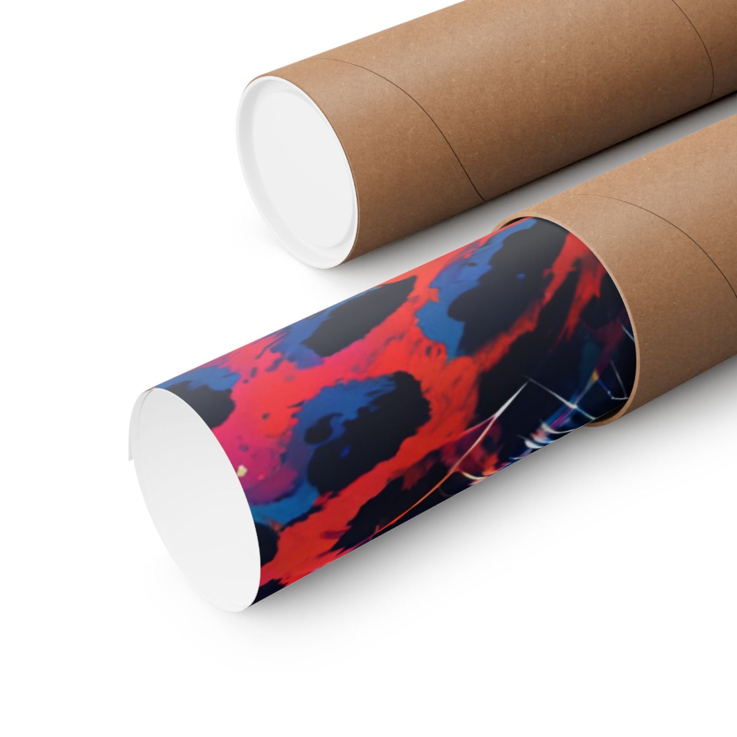 Multicolored Cheetah 1 Matte Vertical Poster