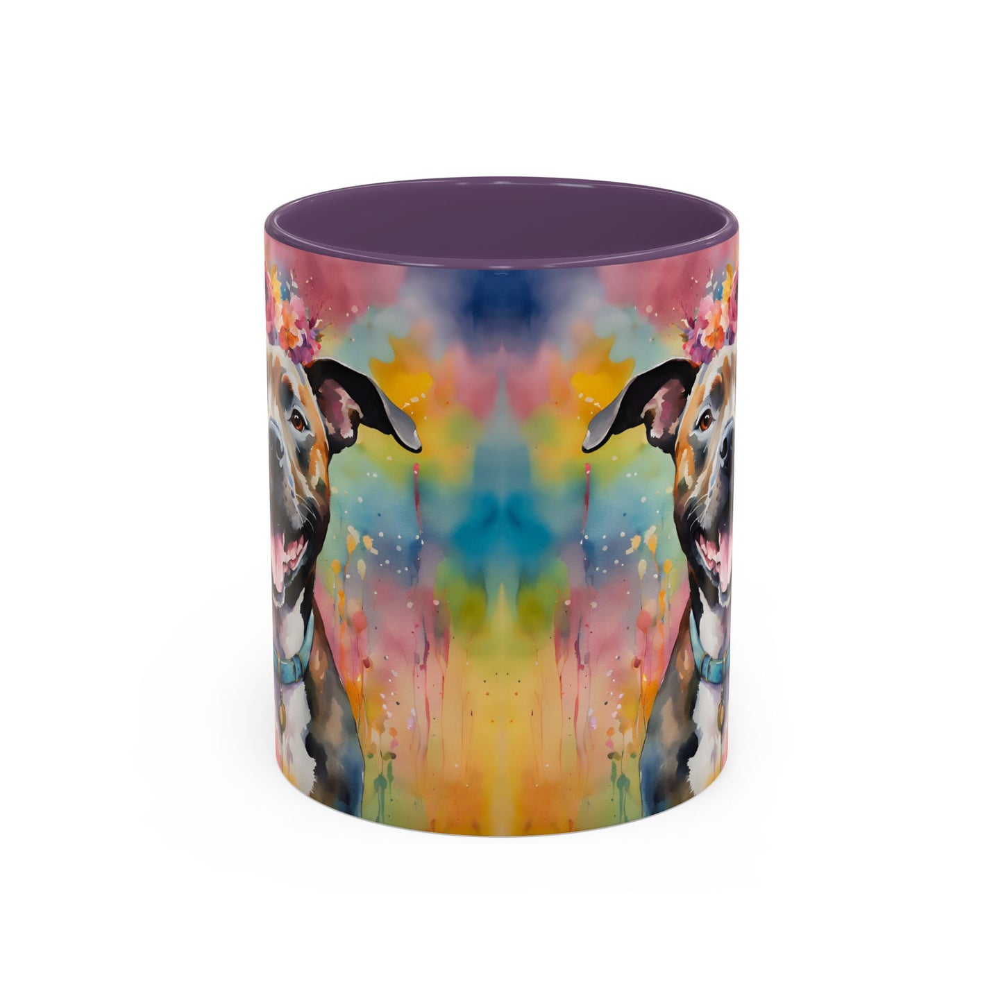 Staffordshire Bull Terrier 04 Accent Coffee Mug - Dog Lover Gift