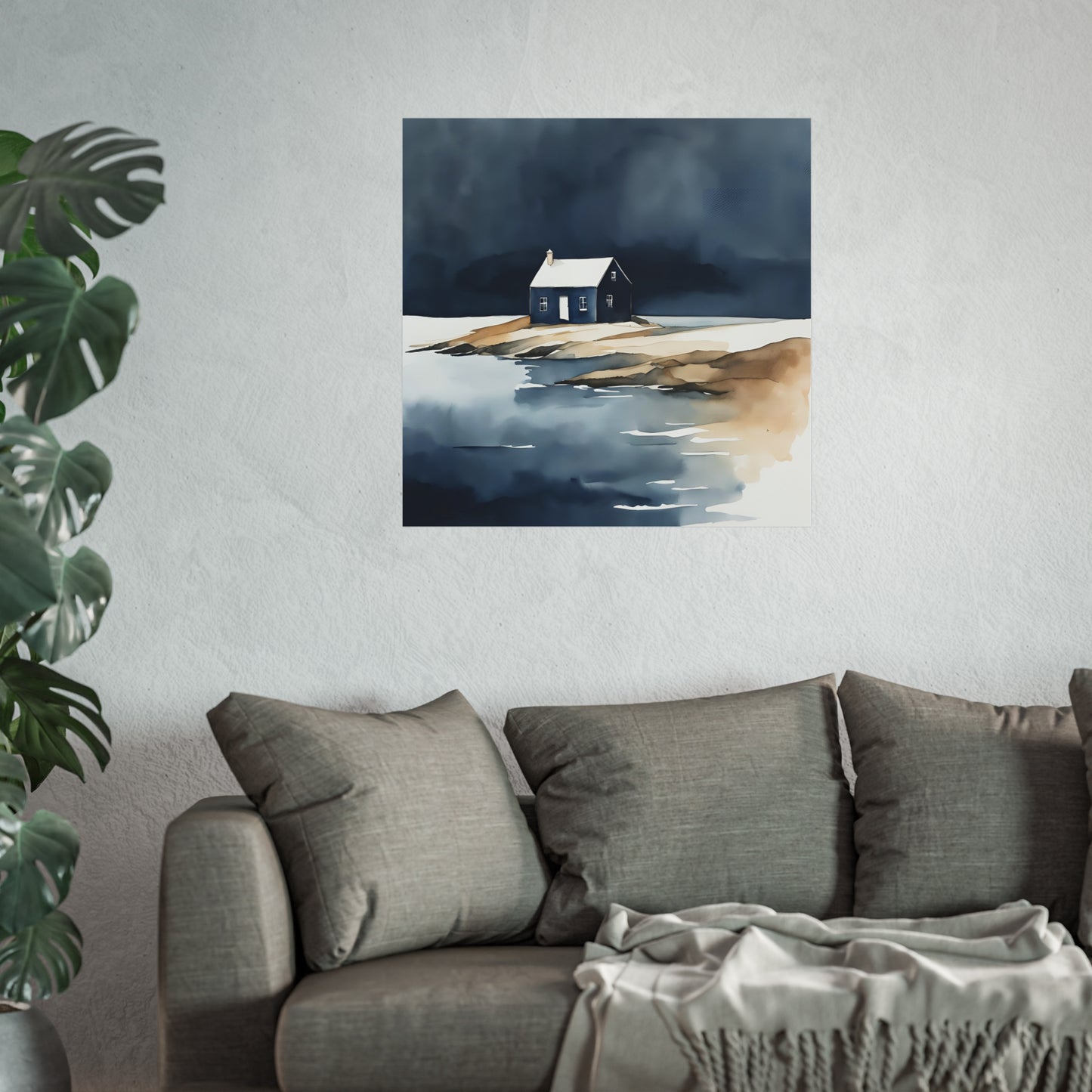 Blue Collection 4 Matte Print