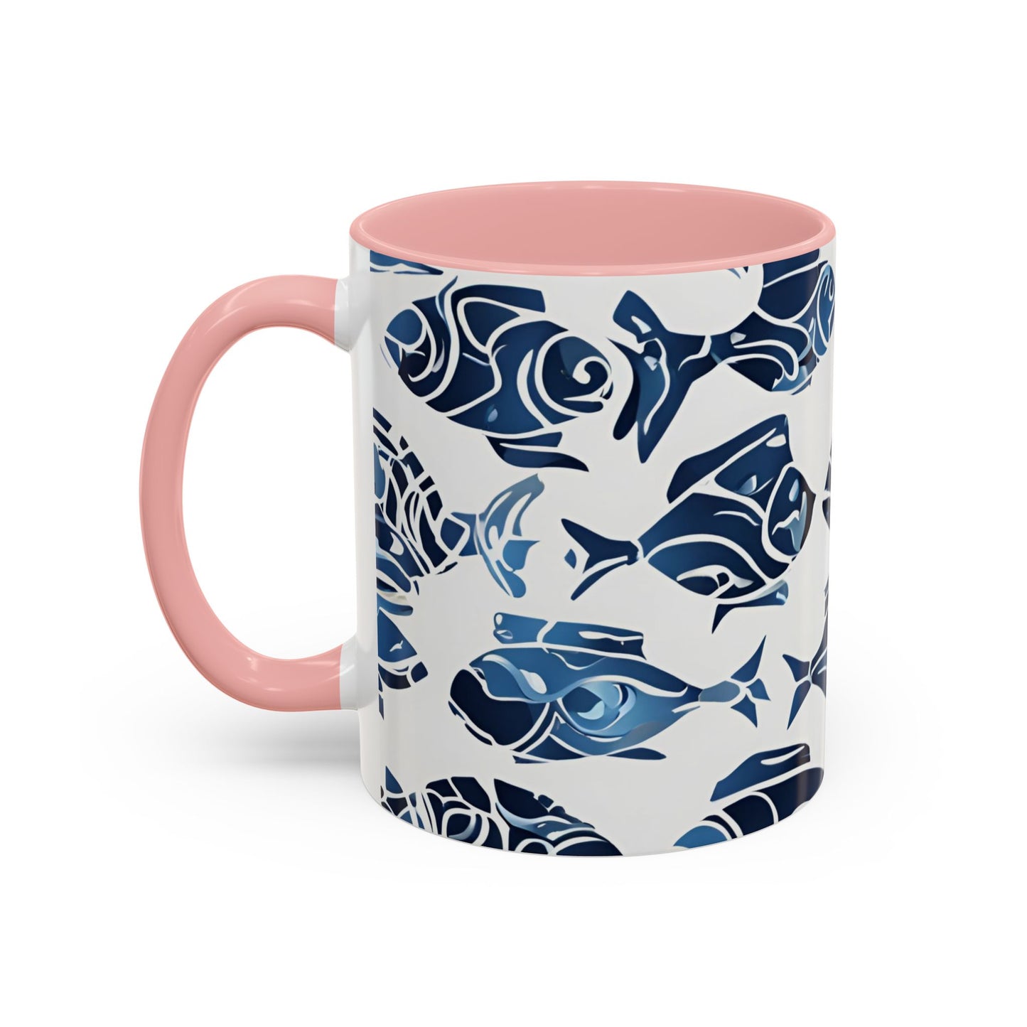 Fish 08 Accent Coffee Mug (11oz)