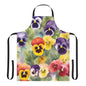 Pansies 03 Apron 5-Color Straps
