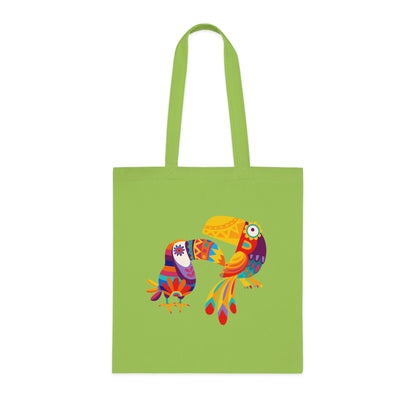 Funky birds 08 Cotton Tote