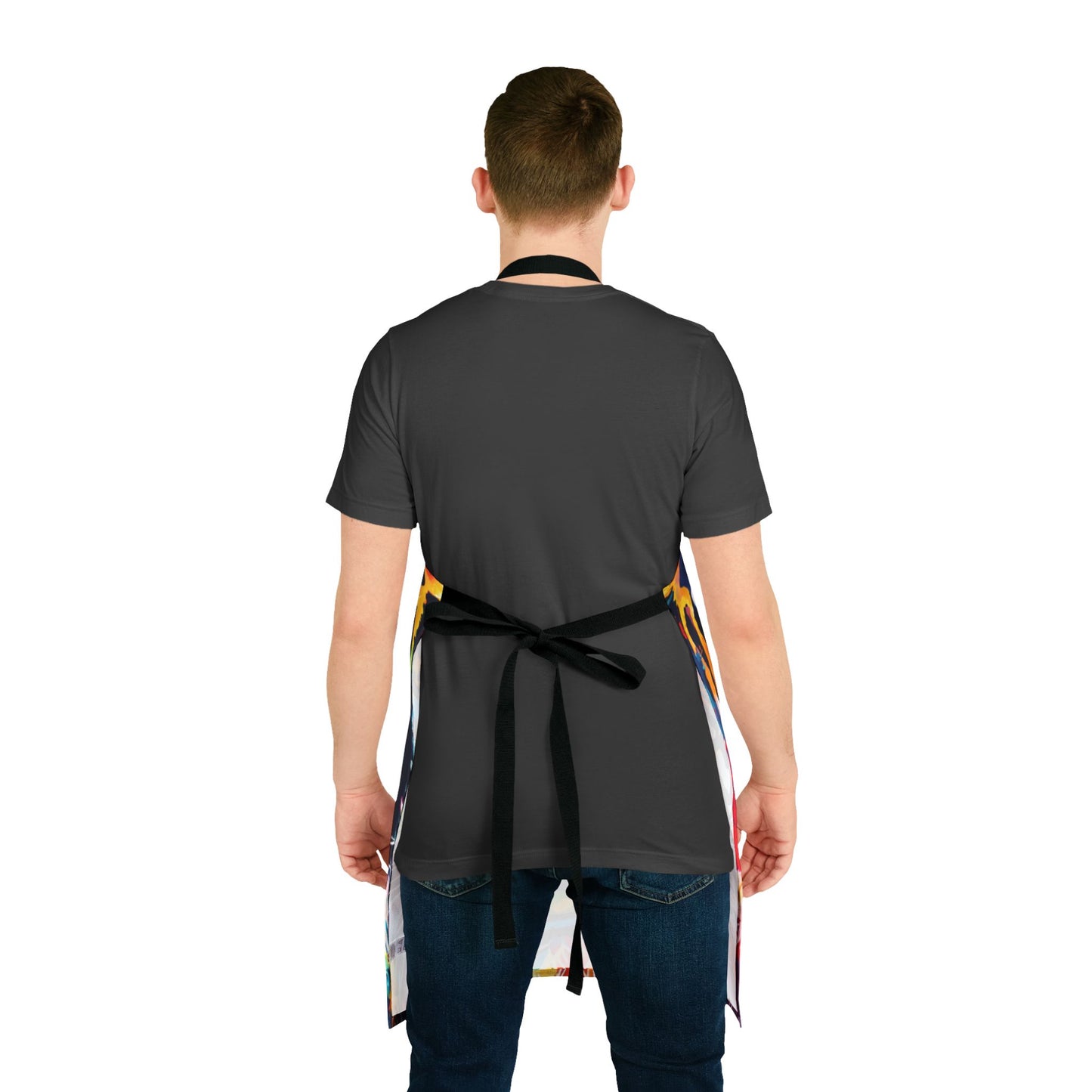 Multicolored Tiger Adult Apron (AOP)