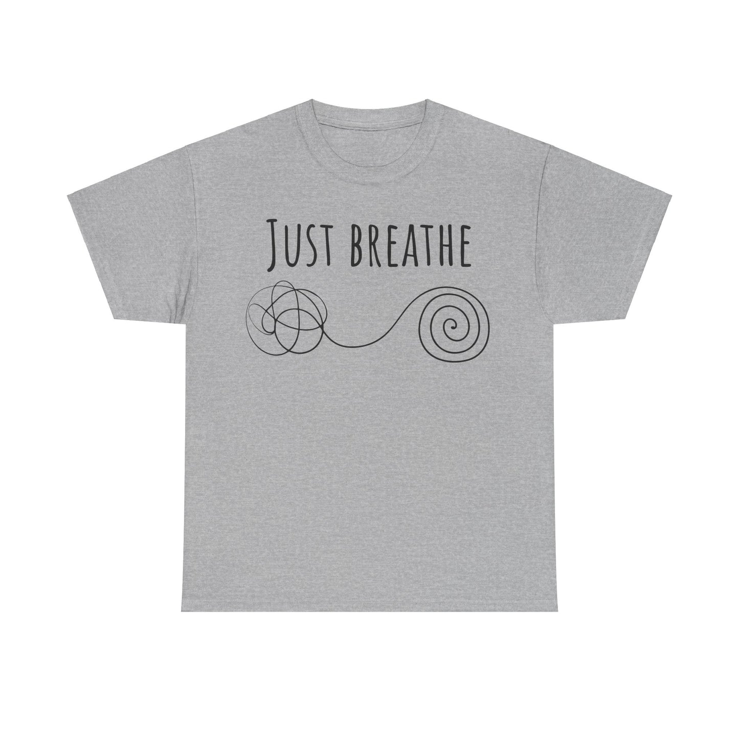 Just breathe Unisex Heavy Cotton Tee