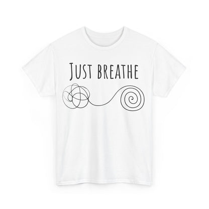 Just breathe Unisex Heavy Cotton Tee