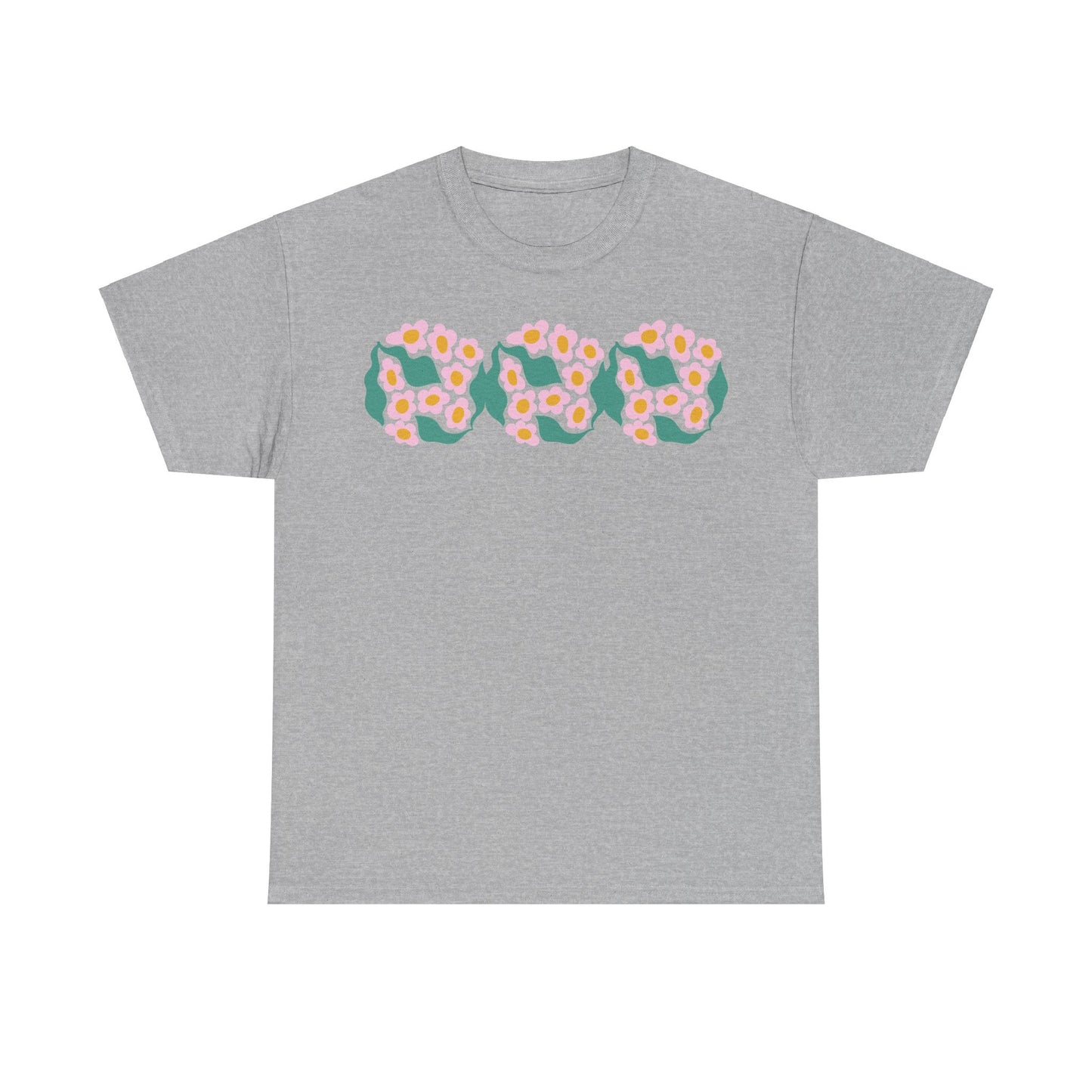 More Abstract Flowers 16 Unisex Heavy Cotton Tee