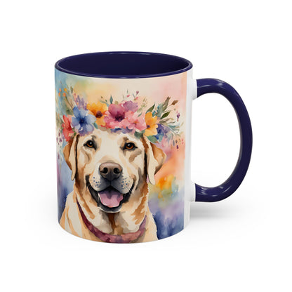 Labrador 02 Accent Coffee Mug - Dog Lover Gift