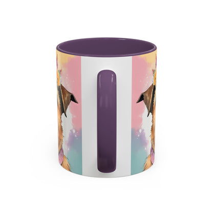 Border Terrier 02 Accent Coffee Mug - Dog Lover Gift