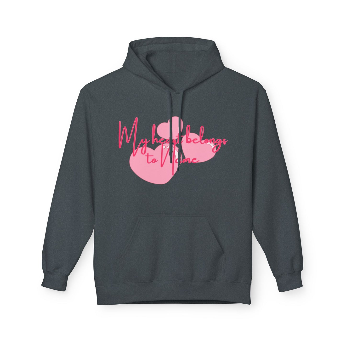 (Personalizable) My Heart Belongs To NAME Unisex Valentines Hoodie