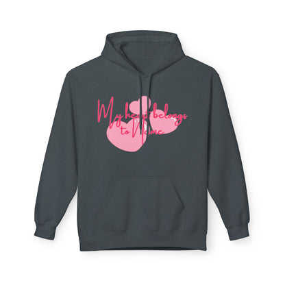 (Personalizable) My Heart Belongs To NAME Unisex Valentines Hoodie