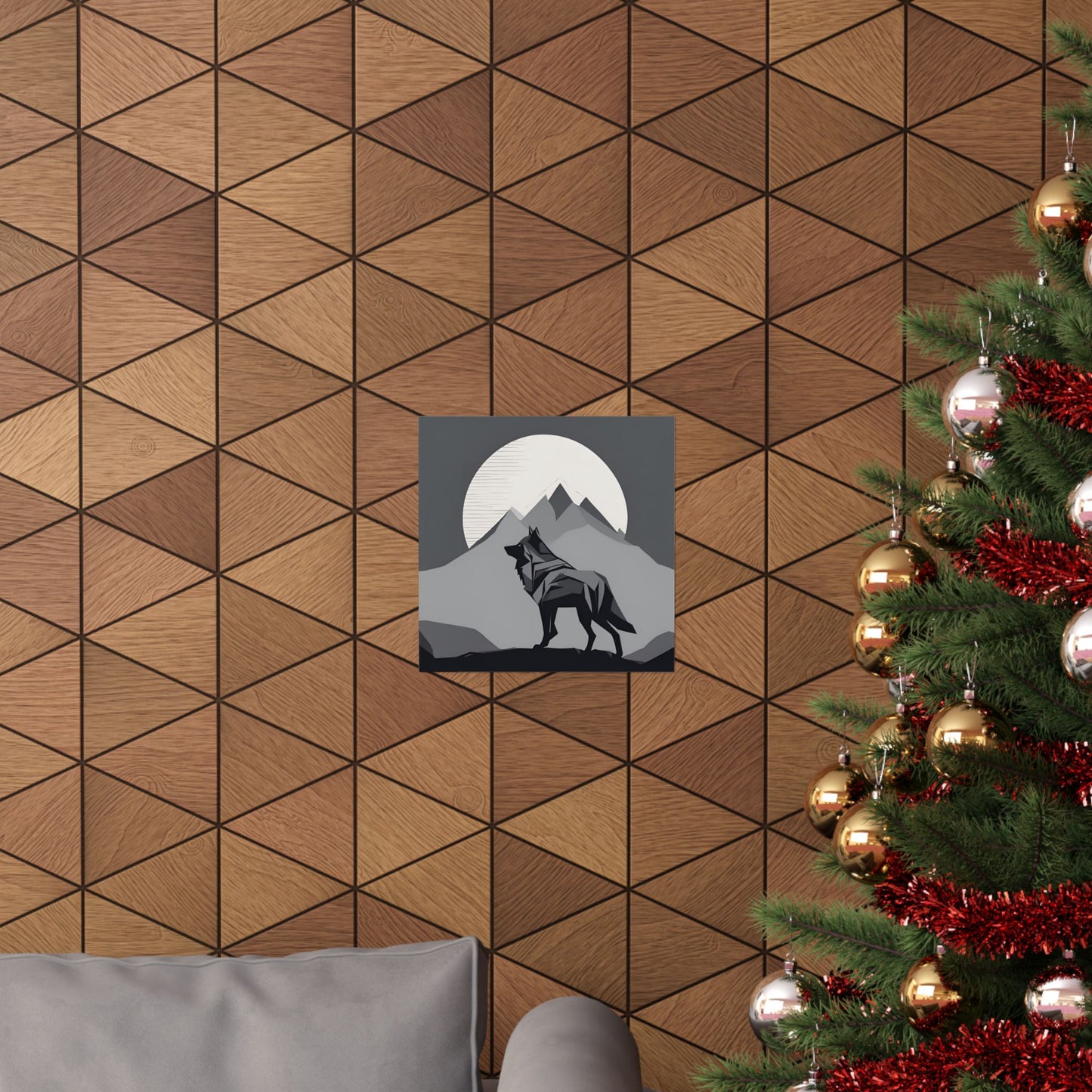 Lone Collection Wolf 12 Matte Square Posters