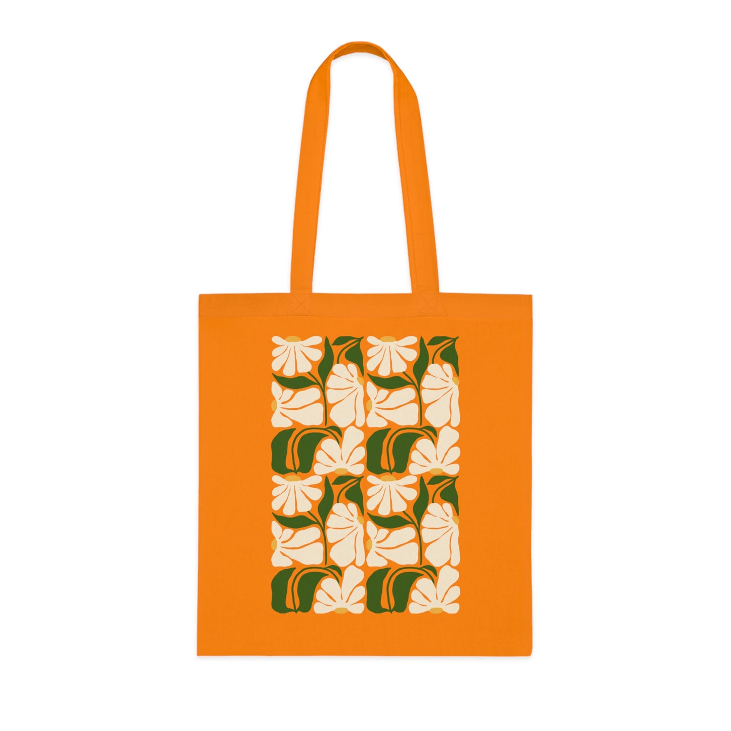 Abstract flowers 02 Cotton Tote