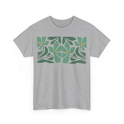 More Abstract Flowers 43 Unisex Heavy Cotton Tee