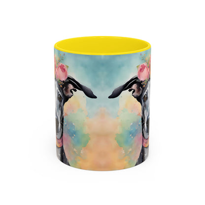 Greyhound 03 Accent Coffee Mug - Dog Lover Gift