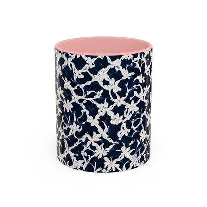 Flower 4 Accent Coffee Mug (11oz)