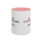 If Cats Could Text 1 Accent Coffee Mug (11oz)