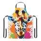 Multicolored Giraffe Adult Apron (AOP)