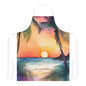 Tropical Sunset 02 Apron 5-Color Straps