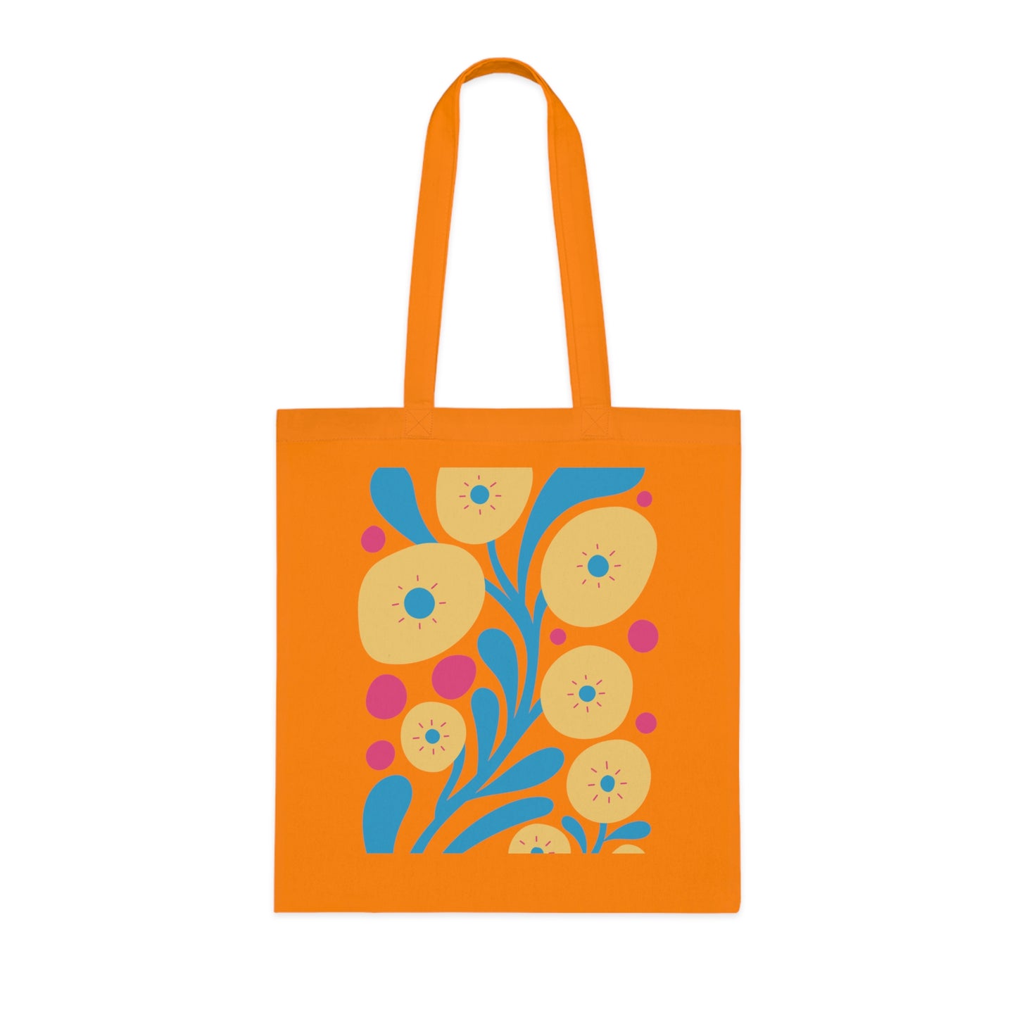 Abstract flowers 05 Cotton Tote