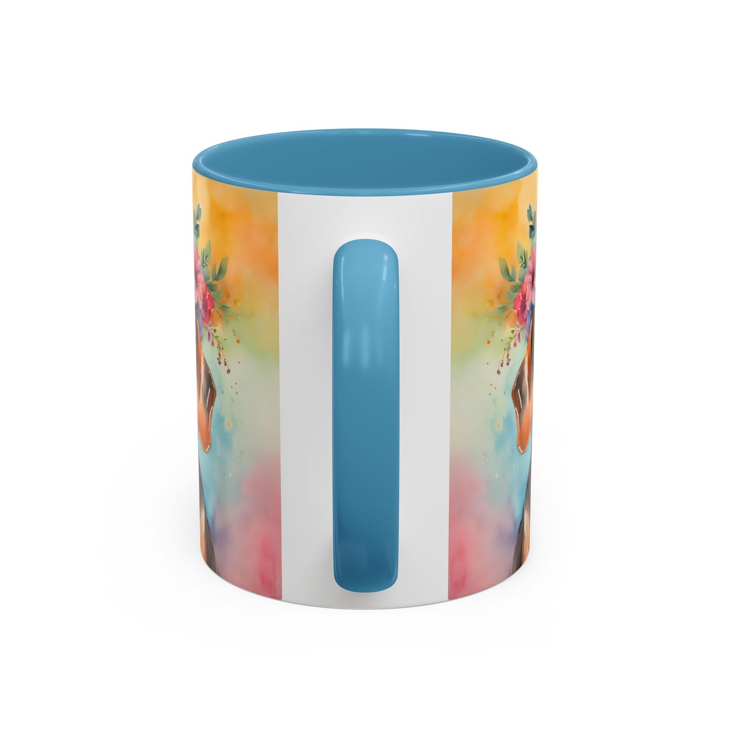 Dachshund 04 Accent Coffee Mug - Dog Lover Gift